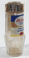 Rare Vintage Boban Gourmet Spices Poultry Seasoning 2 Oz. Net Weight 4 1/2" Tall Glass Spice Jar