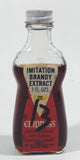 Vintage Empress Imitation Brandy Extract 2 FL Oz.  4 1/2" Tall Glass Spice Jar Bottle