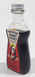 Vintage Empress Imitation Brandy Extract 2 FL Oz.  4 1/2" Tall Glass Spice Jar Bottle