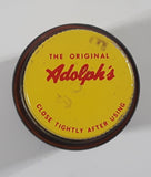 Vintage Adolph's New Improved Instant Meat Tenderizer 3 3/4" Tall Glass Spice Jar