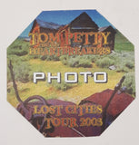 Otto Tom Petty and the Heartbreakers Lost Cities Tour 2003 Photo Sticker Satin Back Stage Pass