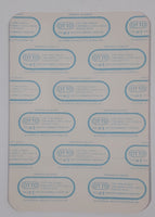 1985 Otto Heart Guest After Show Sticker Satin Back Stage Pass
