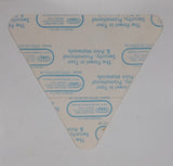 1988 Otto Rush Artist Management Run DMC Run's House Tour Working Yellow Triangle Shaped Sticker Satin Back Stage Pass