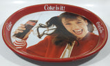 Vintage 1982 Coca-Cola Coke is it! Enjoy Coke Kim Christmas Tray Canadian Edition Metal Beverage Serving Tray