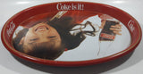 Vintage 1982 Coca-Cola Coke is it! Enjoy Coke Kim Christmas Tray Canadian Edition Metal Beverage Serving Tray