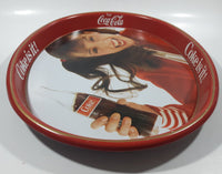 Vintage 1982 Coca-Cola Coke is it! Enjoy Coke Kim Christmas Tray Canadian Edition Metal Beverage Serving Tray