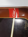 Vintage 1982 Coca-Cola Enjoy Coke Photography Unlimited 1882 1982 Brandon Manitoba Centennial Yesterday's Dream Tomorrow's Future Brown Metal Beverage Serving Tray