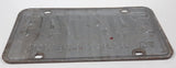 Vintage 1975 Saskatchewan Red Lettering White Vehicle License Plate Metal Tag 346 748