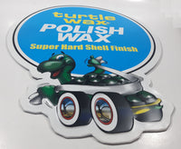 Turtle Wax Polish Wax Super Hard Shell Finish 14" x 18" Embossed Metal Sign