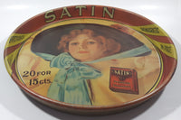 Vintage Satin Turkish Blend Cigarettes 20 for 15 cts. Aristocratic In Quality 13 3/4" Metal Beverage Serving Tray