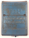 Antique Top A Perfectly Blended Cigarette Tobacco Blue Metal Cigarette Maker Machine Case