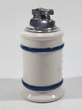 Vintage Fortune Japan Blue Eagle White 4" Tall Ceramic Table Top Lighter