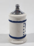 Vintage Fortune Japan Blue Eagle White 4" Tall Ceramic Table Top Lighter