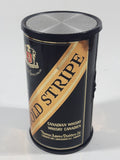 Vintage Thomas Adams Distillers Ltd Gold Stripe Canadian Whiskey 4 3/4" Tall Beer Can Shaped AM Radio