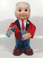 Vintage 1960s Blushing Willy Animated Bartender Tin Litho 10 1/4" Tall Battery Operated Electro Toy with Original Box