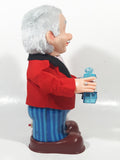 Vintage 1960s Blushing Willy Animated Bartender Tin Litho 10 1/4" Tall Battery Operated Electro Toy with Original Box