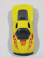 Greenbrier 9892 Sports Car Yellow Die Cast Toy Car Vehicle