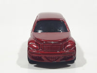 2000 Maisto Chrysler PT Cruiser Metalflake Dark Red Die Cast Toy Car Vehicle