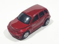 2000 Maisto Chrysler PT Cruiser Metalflake Dark Red Die Cast Toy Car Vehicle