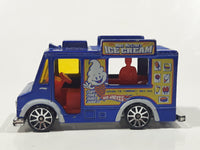 2009 Hot Wheels HW City Works Sweet Streets Good Humor Food Truck Metalflake Dark Blue Die Cast Toy Car Vehicle