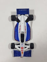 Fletcher-Barnhardt & White Honda Formula One Shell Motorola #10 White and Blue Die Cast Toy Race Car Vehicle