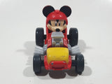 2016 Mattel Disney Roadster Racers Mickey Mouse Hot Rod #28 Plastic and Metal Die Cast Toy Car Vehicle