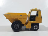 Vintage 1976 Matchbox Lesney Superfast Site Dumper Truck Yellow No. 26 Die Cast Toy Car Construction Equipment Machinery Vehicle - Made in England