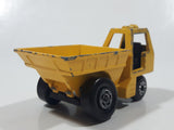 Vintage 1976 Matchbox Lesney Superfast Site Dumper Truck Yellow No. 26 Die Cast Toy Car Construction Equipment Machinery Vehicle - Made in England