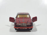 Vintage 1979 Lesney Matchbox Superfast No. 39 Rolls Royce Silver Shadow II Dark Red Die Cast Toy Car Vehicle with Opening Doors