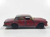 Vintage 1979 Lesney Matchbox Superfast No. 39 Rolls Royce Silver Shadow II Dark Red Die Cast Toy Car Vehicle with Opening Doors