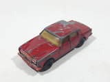 Vintage 1979 Lesney Matchbox Superfast No. 39 Rolls Royce Silver Shadow II Dark Red Die Cast Toy Car Vehicle with Opening Doors