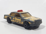 Vintage 1979 Lesney Matchbox Superfast No. 56 Mercedes 450 SEL Taxi Cab Sand Yellow Tan Die Cast Toy Car Vehicle with Opening Doors Made in England