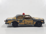 Vintage 1979 Lesney Matchbox Superfast No. 56 Mercedes 450 SEL Taxi Cab Sand Yellow Tan Die Cast Toy Car Vehicle with Opening Doors Made in England
