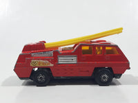 Vintage 1975 Lesney Matchbox Superfast No. 22 Blaze Buster Fire Ladder Truck Die Cast Toy Car Fire Fighting Rescue Emergency Vehicle Made in England