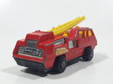 Vintage 1975 Lesney Matchbox Superfast No. 22 Blaze Buster Fire Ladder Truck Die Cast Toy Car Fire Fighting Rescue Emergency Vehicle Made in England