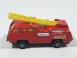Vintage 1975 Lesney Matchbox Superfast No. 22 Blaze Buster Fire Ladder Truck Die Cast Toy Car Fire Fighting Rescue Emergency Vehicle Made in England