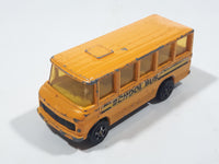 Vintage Corgi Juniors Mercedes-Benz School Bus Yellow Die Cast Toy Car Vehicle