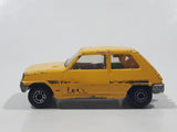 Vintage 1980 Lesney Matchbox Superfast No. 21 Renault 5TL Yellow Die Cast Toy Car Vehicle with Opening Rear Hatch