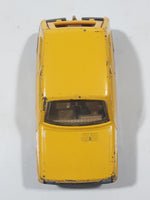 Vintage 1980 Lesney Matchbox Superfast No. 21 Renault 5TL Yellow Die Cast Toy Car Vehicle with Opening Rear Hatch