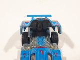 1992 Hot Wheels Sol-Aire CX-4 Blue Die Cast Toy Car Vehicle Opening Rear Hood