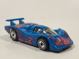 1992 Hot Wheels Sol-Aire CX-4 Blue Die Cast Toy Car Vehicle Opening Rear Hood