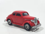 1990 ERTL Disney Dick Tracy Tess' Car 1936 Ford Coupe Red Die Cast Toy Car Vehicle
