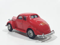1990 ERTL Disney Dick Tracy Tess' Car 1936 Ford Coupe Red Die Cast Toy Car Vehicle