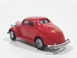 1990 ERTL Disney Dick Tracy Tess' Car 1936 Ford Coupe Red Die Cast Toy Car Vehicle