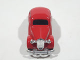 1990 ERTL Disney Dick Tracy Tess' Car 1936 Ford Coupe Red Die Cast Toy Car Vehicle