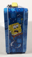 2008 Viacom Nickelodeon Spongebob Squarepants Embossed Tin Metal Lunch Box Container