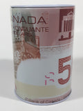 Canada $50 Dollar Bill 4 3/4" Tall Tin Metal Coin Bank