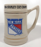 1994 Stanley Cup Champs New York Rangers NHL Ice Hockey Team 5 1/2" Tall Ceramic Beer Mug Cup