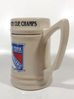 1994 Stanley Cup Champs New York Rangers NHL Ice Hockey Team 5 1/2" Tall Ceramic Beer Mug Cup