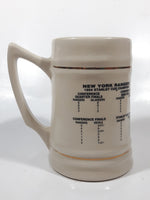 1994 Stanley Cup Champs New York Rangers NHL Ice Hockey Team 5 1/2" Tall Ceramic Beer Mug Cup